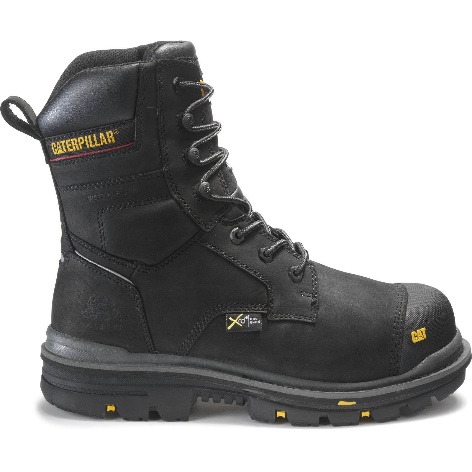 Best Caterpillar Work Boots India Black Mens Rasp 8 Waterproof