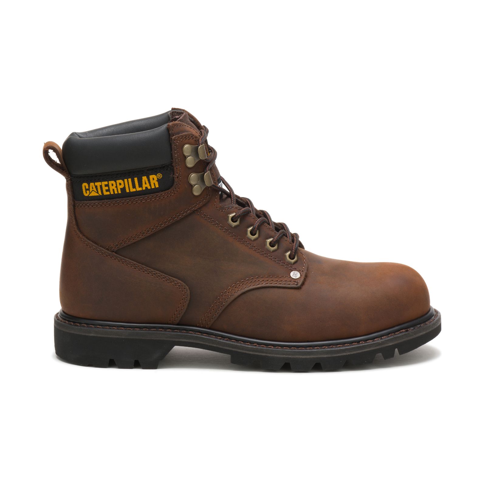 Caterpillar Work Boots Sale India Dark Brown Mens Second Shift